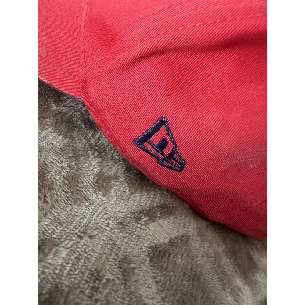Los Angeles Angels Hat Cap Strap Back Red Mens One Size MLB Baseball New Era - Picture 4 of 9
